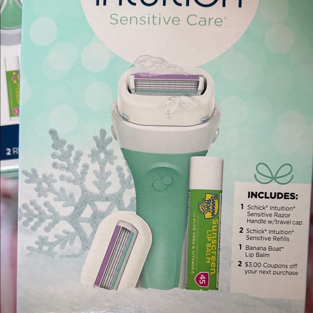 Schick Intuition Sensitive Care Razor - Mint Green - Picture 2 of 2